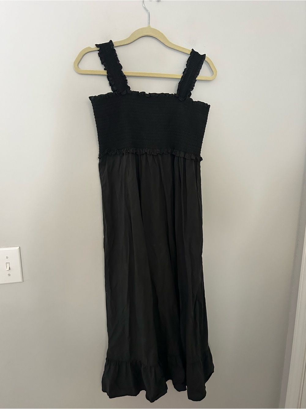 Rails Rumi Black Cotton Midi Dress - Picture 5 of 6